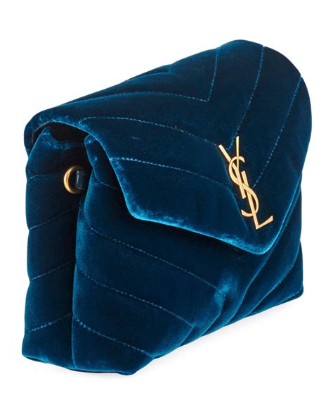 ysl toy loulou velvet marine|saint laurent ysl crossbody bag.